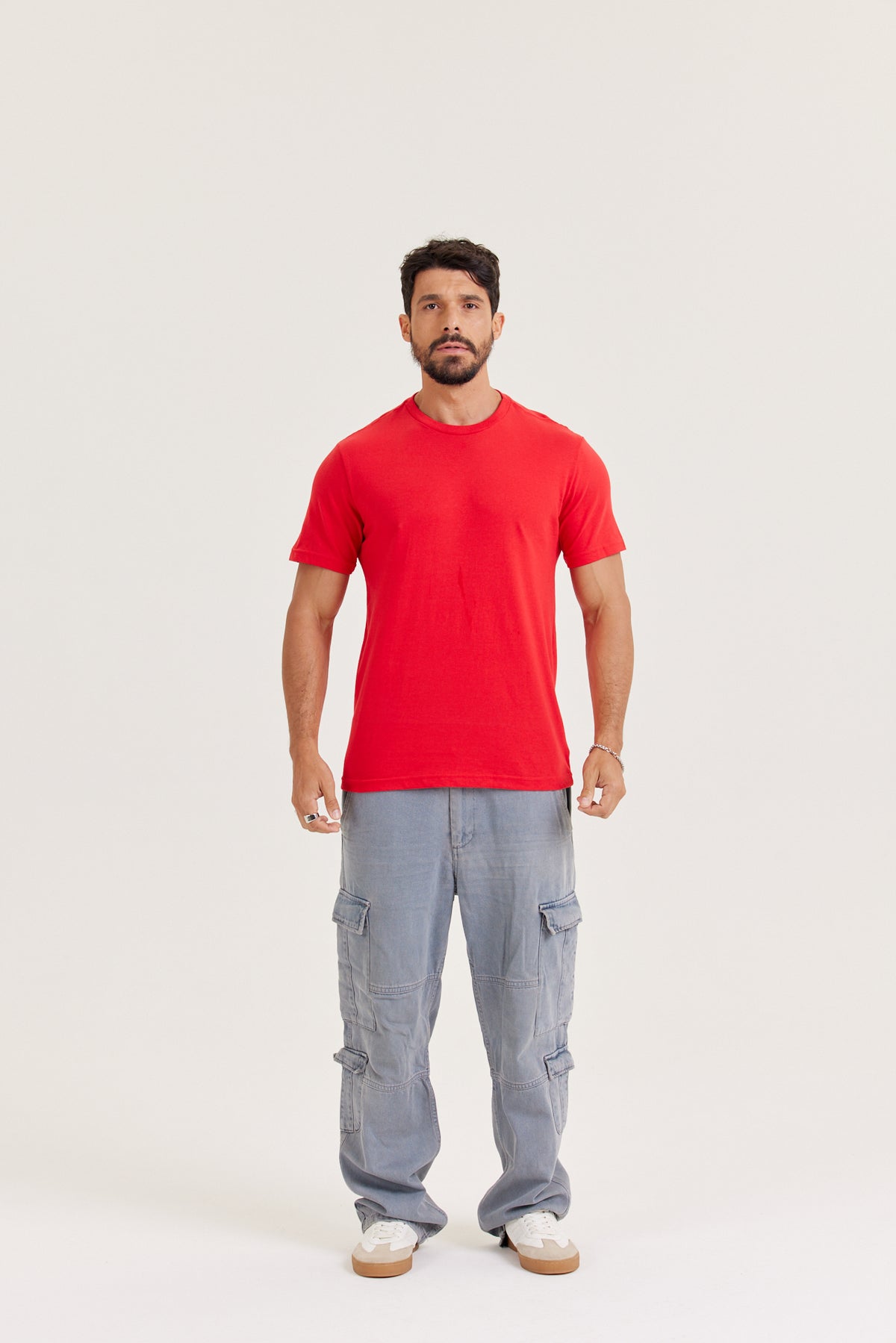 Camiseta Básica - Vermelho