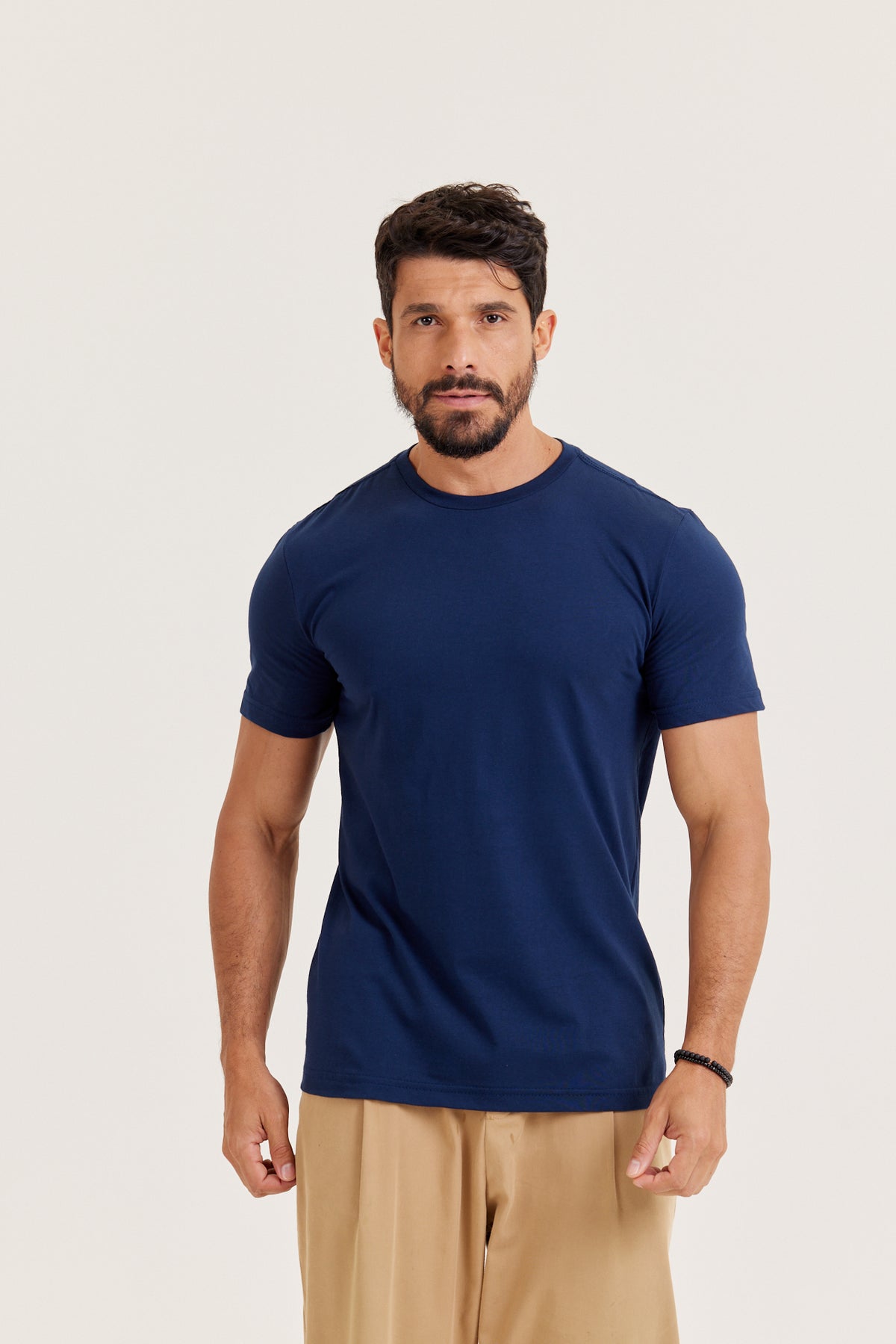 Camiseta Premium - Azul-Marinho