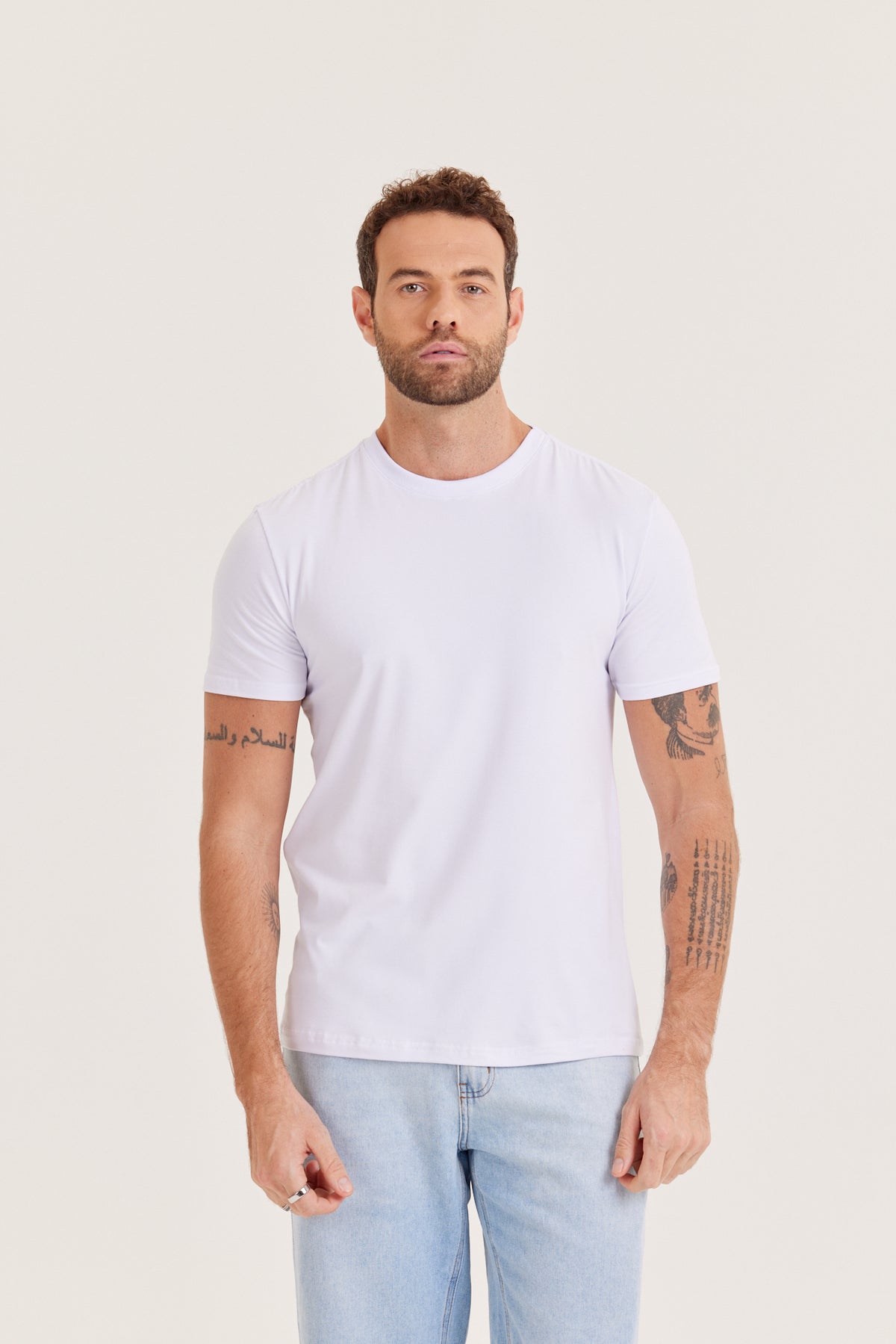 Camiseta Pima - Branco