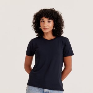 Camiseta Tech Modal Feminina - Preto