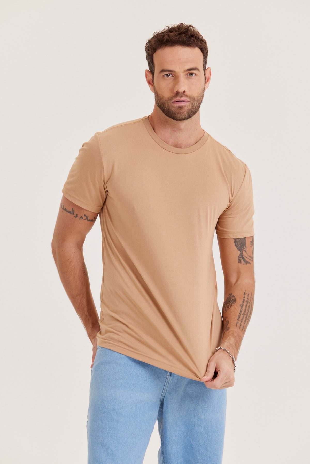 Camiseta Premium - Caramelo