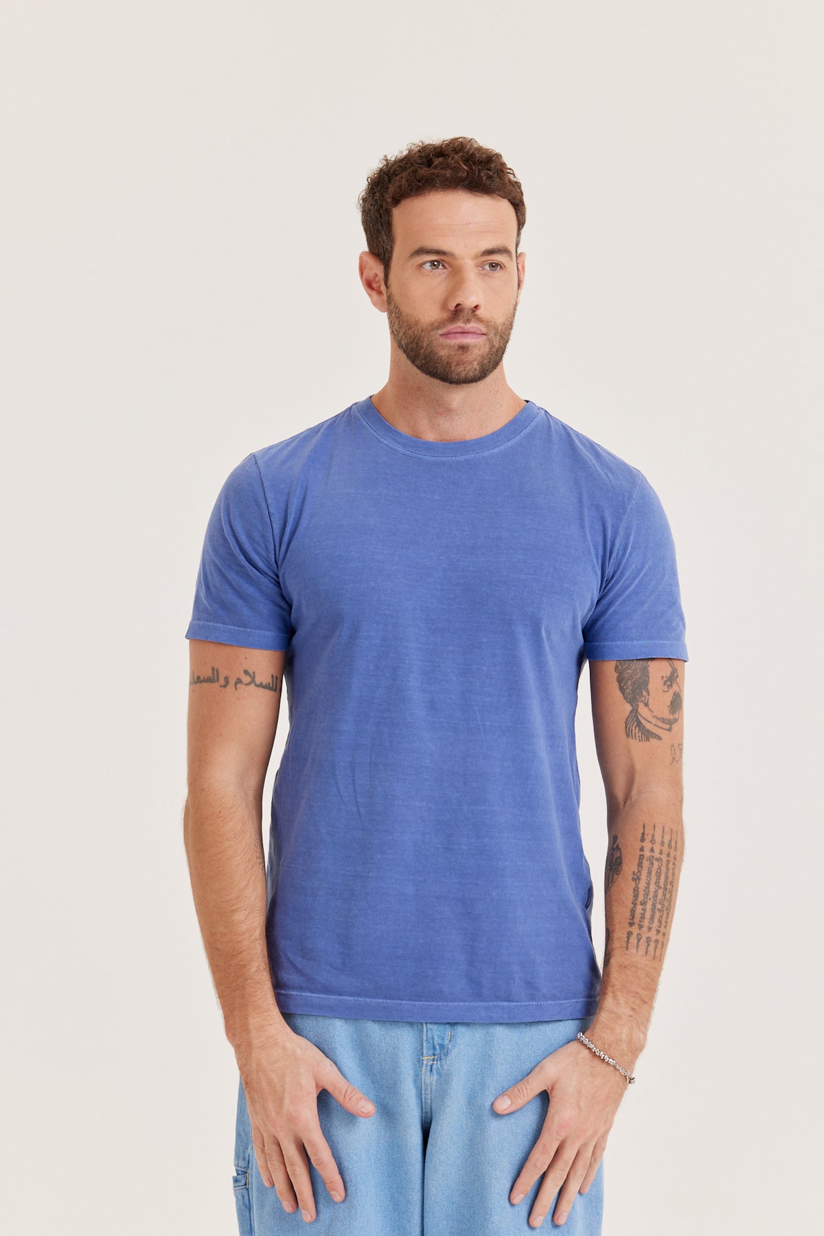 Camiseta Estonada - Azul-Marinho